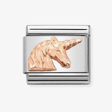 Classic Rose Gold Unicorn Charm
