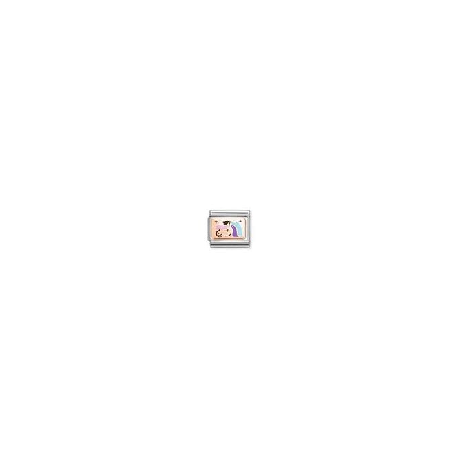 NOMINATION ITALY Classic Rose Gold Unicorn Charm