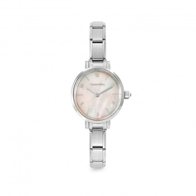 NOMINATION ITALY Classic Round Composable Time Pink Mother of Pearl Watch