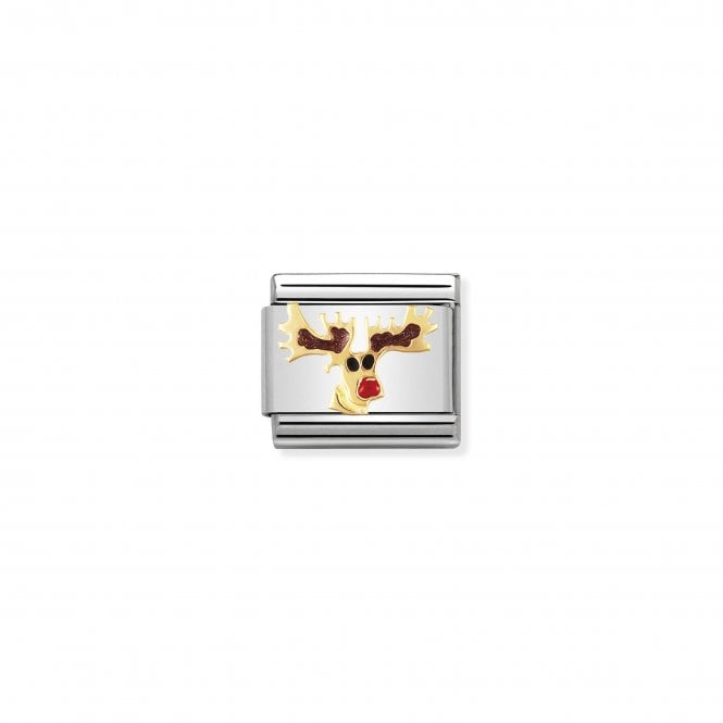 NOMINATION ITALY Classic Rudolph Reindeer Charm