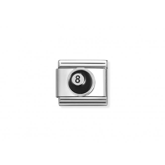 NOMINATION ITALY Classic Silver 8 Ball Charm