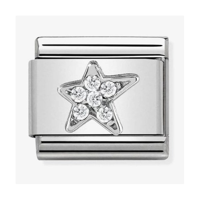 NOMINATION ITALY Classic Silver Asymmetric Star Charm