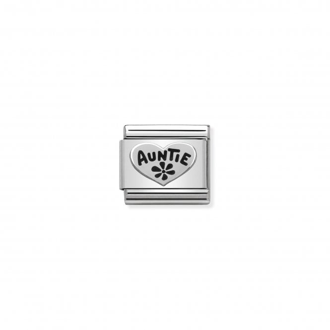 NOMINATION ITALY Classic Silver Auntie Heart Charm