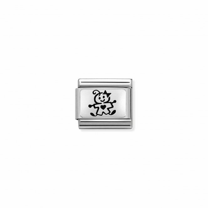NOMINATION ITALY Classic Silver Baby Girl Charm