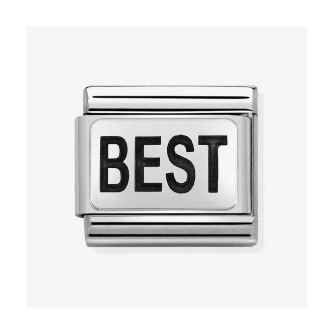 NOMINATION ITALY Classic Silver 'BEST' Charm
