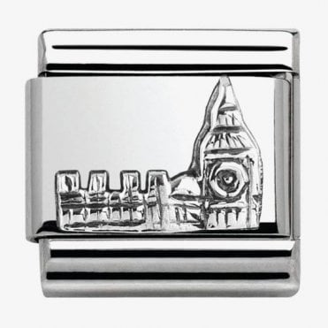 Classic Silver Big Ben Charm