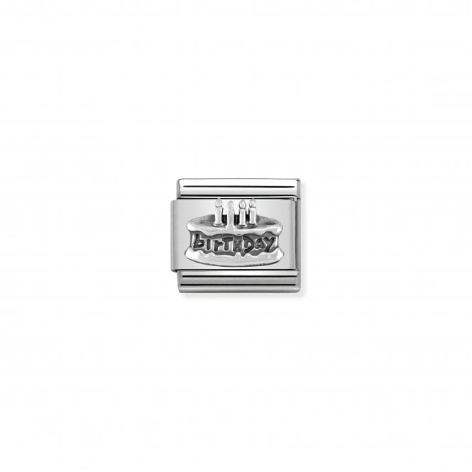 NOMINATION ITALY Classic Silver Birthday Cake Charm