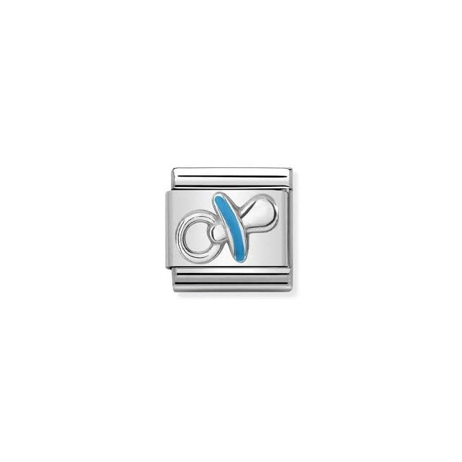 NOMINATION ITALY Classic Silver Blue Baby Dummy Charm