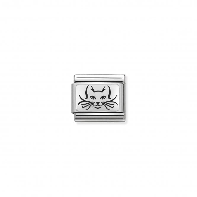 NOMINATION ITALY Classic Silver Cat Face Charm