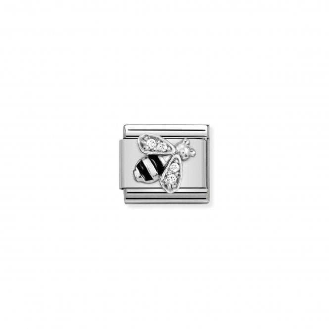 NOMINATION ITALY Classic Silver & CZ Bee Charm
