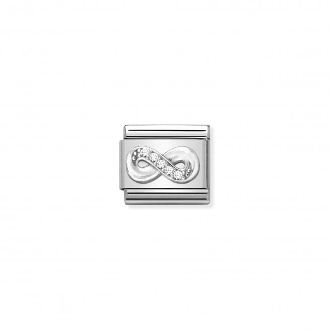 NOMINATION ITALY Classic Silver & CZ Infinity Charm
