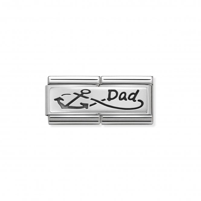 NOMINATION ITALY Classic Silver Dad Infinity Double Charm