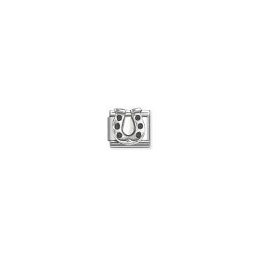 Classic Silver Danish Horseshoe Charm