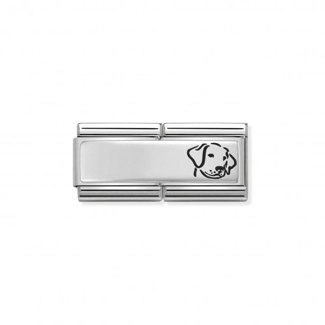 NOMINATION ITALY Classic Silver Double Link Dog Charm
