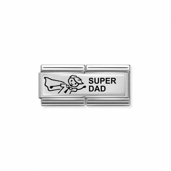 NOMINATION ITALY Classic Silver Double Super Dad Charm