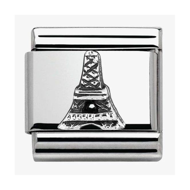NOMINATION ITALY Classic Silver Eiffel Tower Charm