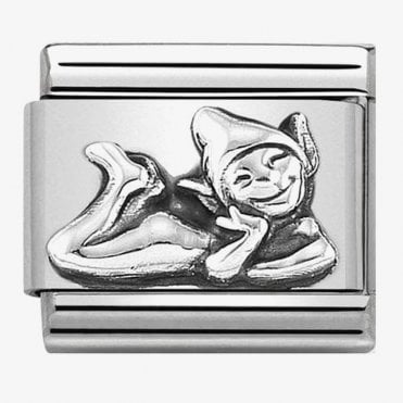 Classic Silver Elf Symbol Charm