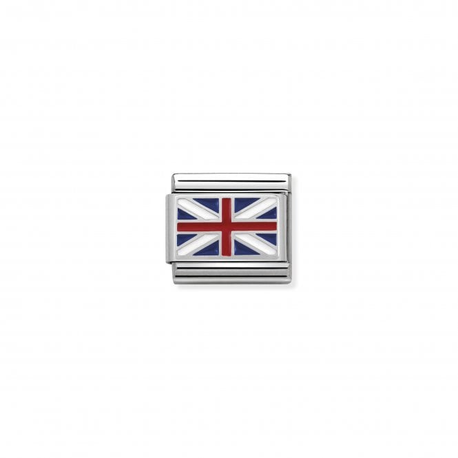 NOMINATION ITALY Classic Silver & Enamel Great Britain Charm