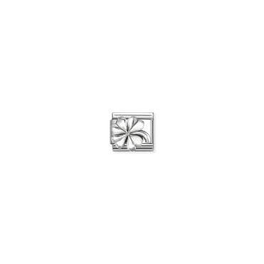 Classic Silver Four Leaf Clover Charm