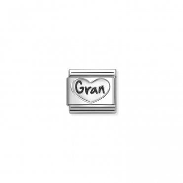 Classic Silver Gran Heart Charm