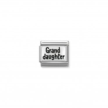 Classic Silver Granddaughter Charm