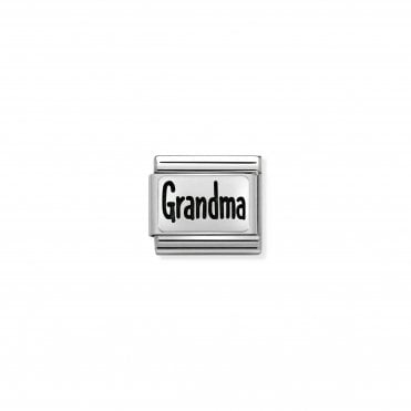 Classic Silver Grandma Charm