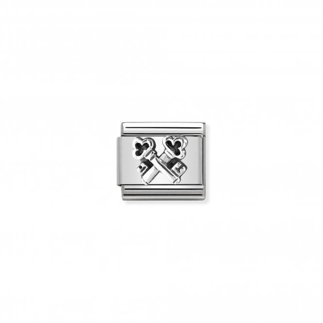 NOMINATION ITALY Classic Silver Keys of Heaven Charm