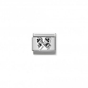 Classic Silver Keys of Heaven Charm