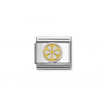 Classic Silver Lemon Slice Charm