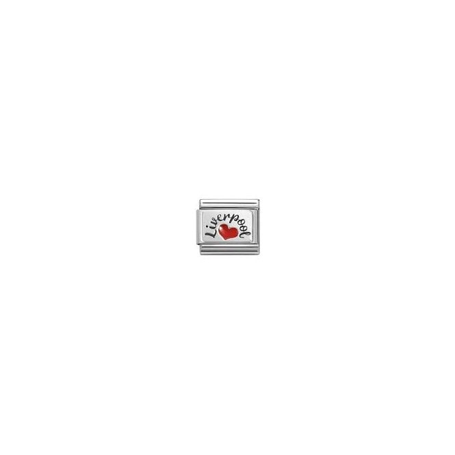 NOMINATION ITALY Classic Silver Liverpool Heart Charm