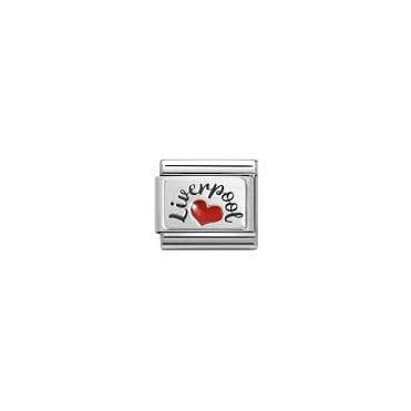 Classic Silver Liverpool Heart Charm
