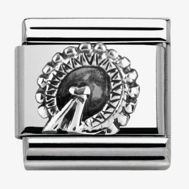 Classic Silver London Eye Charm