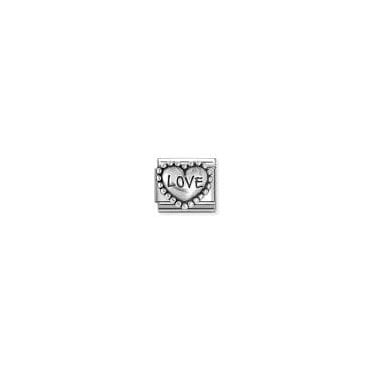 Classic Silver Love Heart Charm