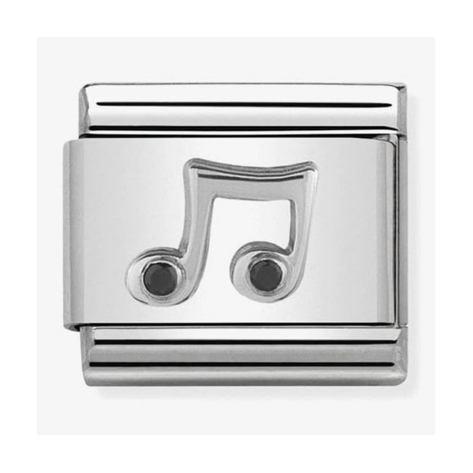 NOMINATION ITALY Classic Silver Musical Note Charm