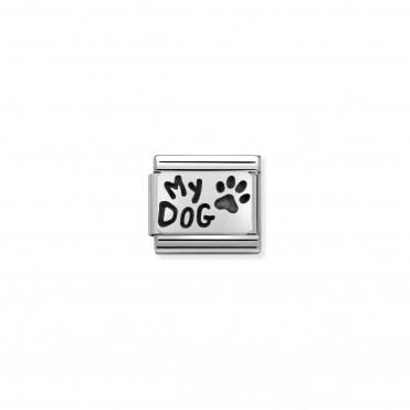 Classic Silver My Dog Charm
