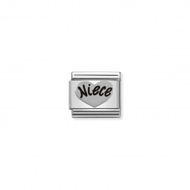 NOMINATION ITALY Classic Silver Niece Heart Charm