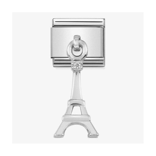 NOMINATION ITALY Classic Silver Pendant Eiffel Tower Charm