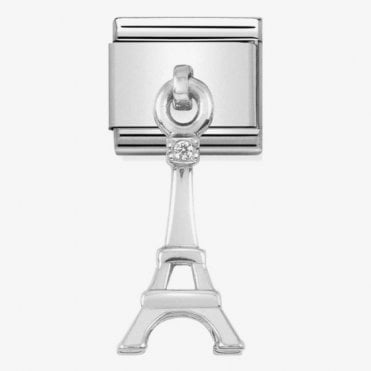 Classic Silver Pendant Eiffel Tower Charm