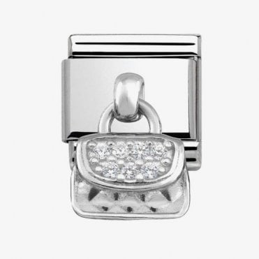 Classic Silver Pendant Handbag Charm