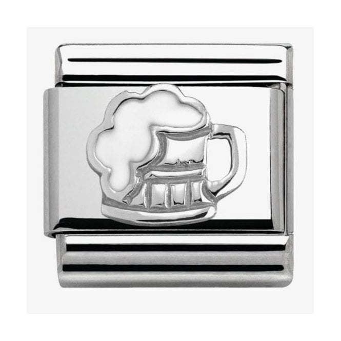 NOMINATION ITALY Classic Silver Pint of Beer Charm