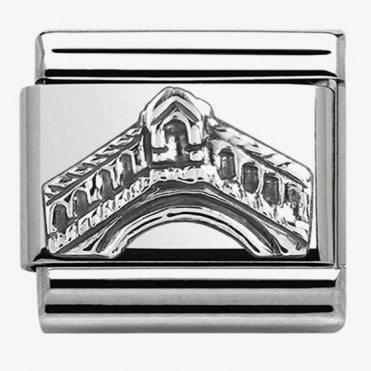 Classic Silver Rialto Bridge Charm