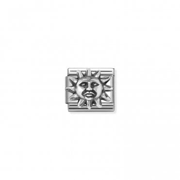 Classic Silver Sun Charm