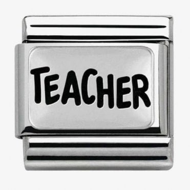 Classic Silver Teacher Charm