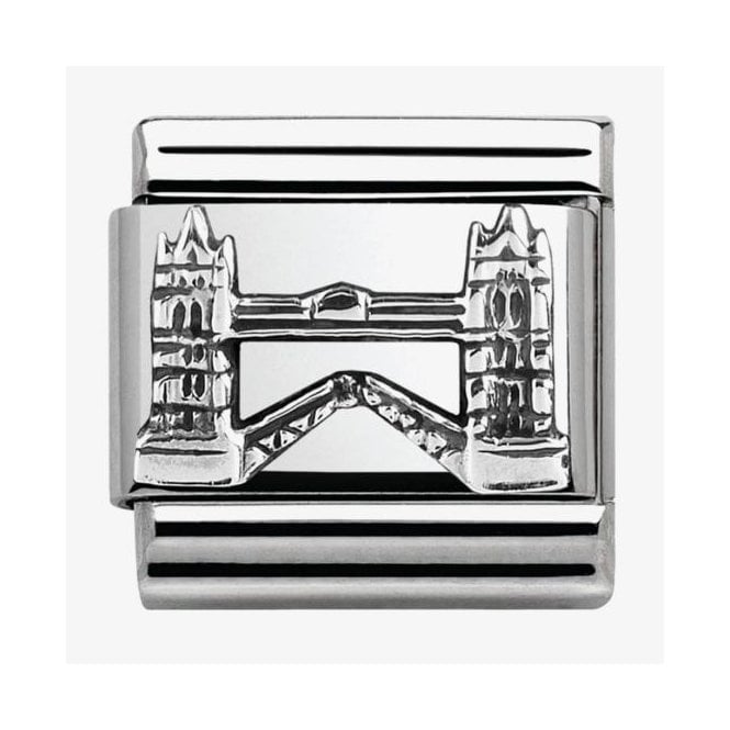 NOMINATION ITALY Classic Silver Tower Bridge Charm