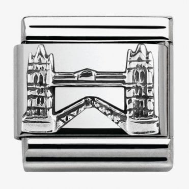 Classic Silver Tower Bridge Charm