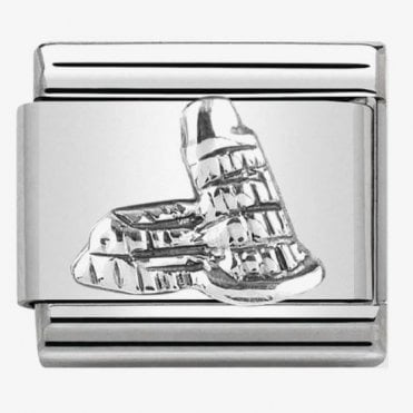 Classic Silver Tower of Pisa Charm