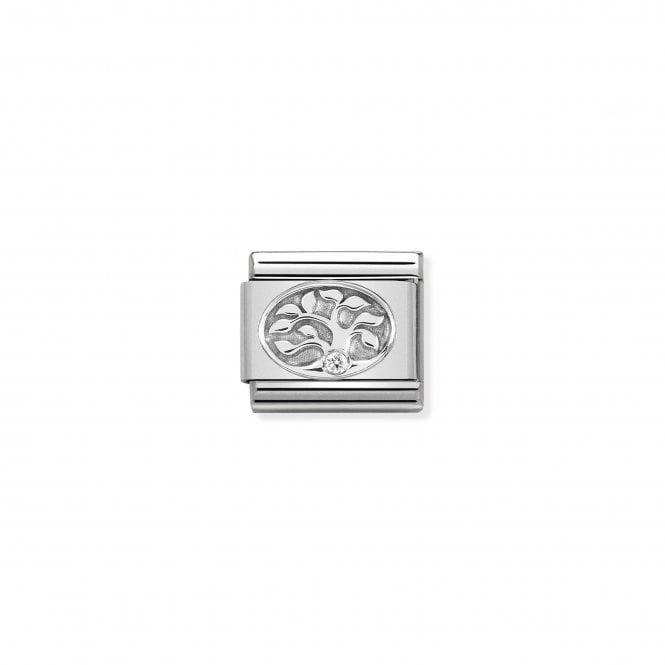 NOMINATION ITALY Classic Silver Tree of Life CZ Charm