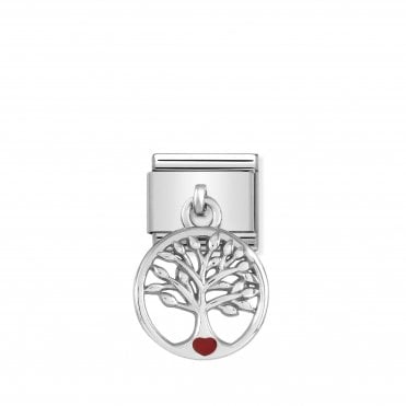 Classic Silver Tree of Life Symbol Charm