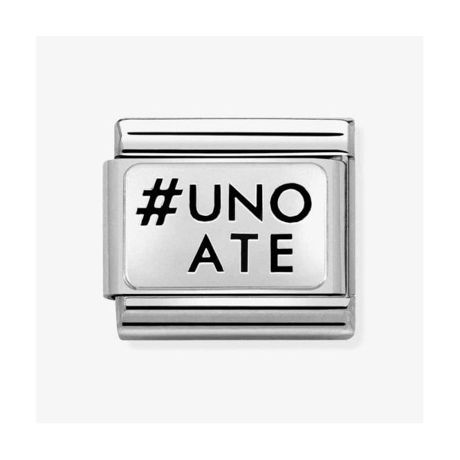 NOMINATION ITALY Classic Silver 'UNO A TE' Charm