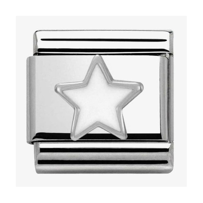 NOMINATION ITALY Classic Silver White Star Charm